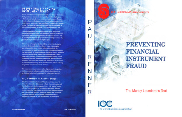 Cover of Preventing Financial Instrument Fraud – The Money Launderer’s Tool, published by the ICC